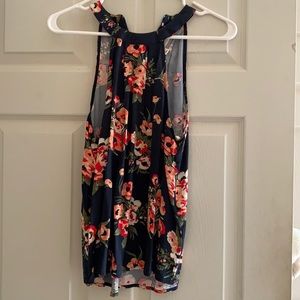 Floral boutique tank top